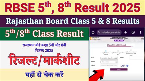 8th Class Result .